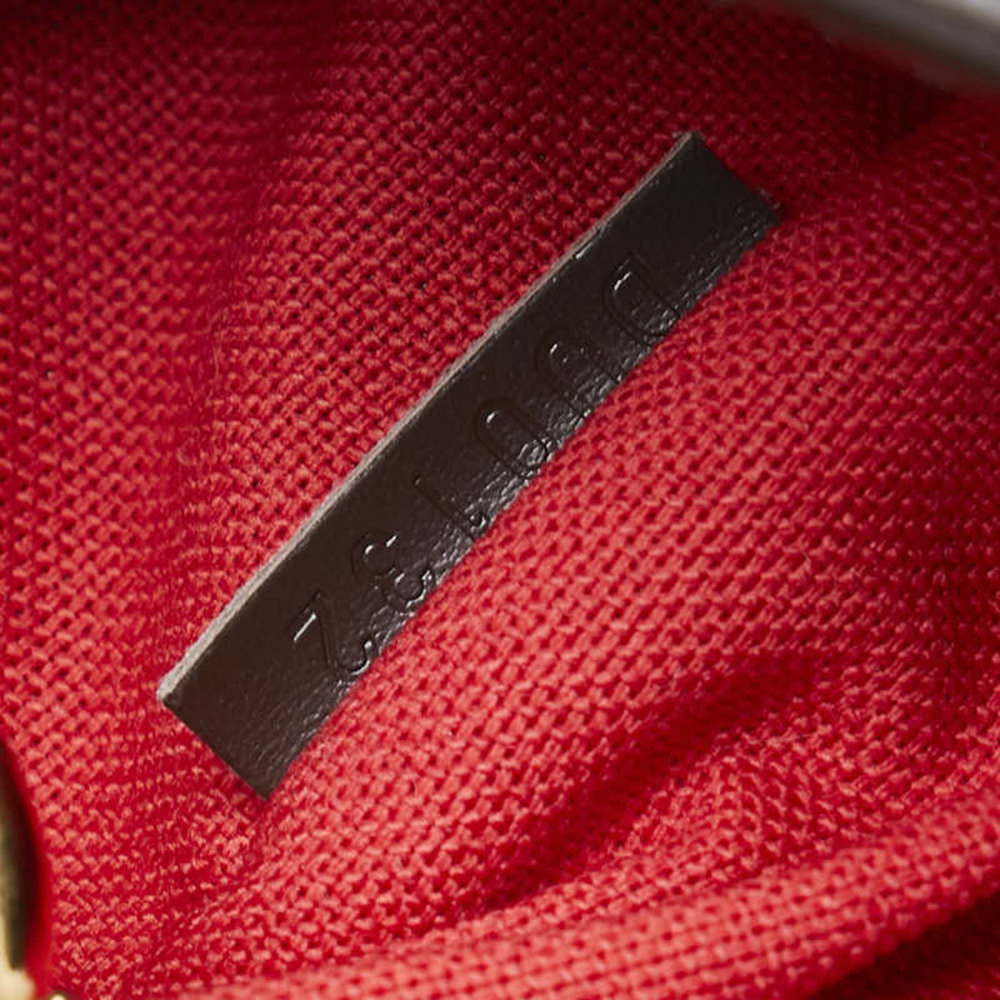 LOUIS VUITTON Brown Damier Leather Shoulder Bag - Picture 9 of 10